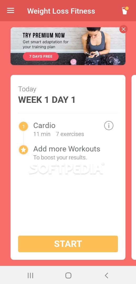 Weight Loss Fitness at Home by Verv screenshot #0