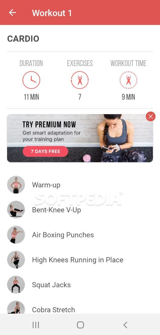 Weight Loss Fitness at Home by Verv screenshot #1