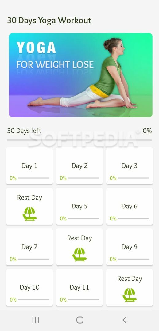 Yoga for Weight Loss - Daily Yoga Workout Plan screenshot #1