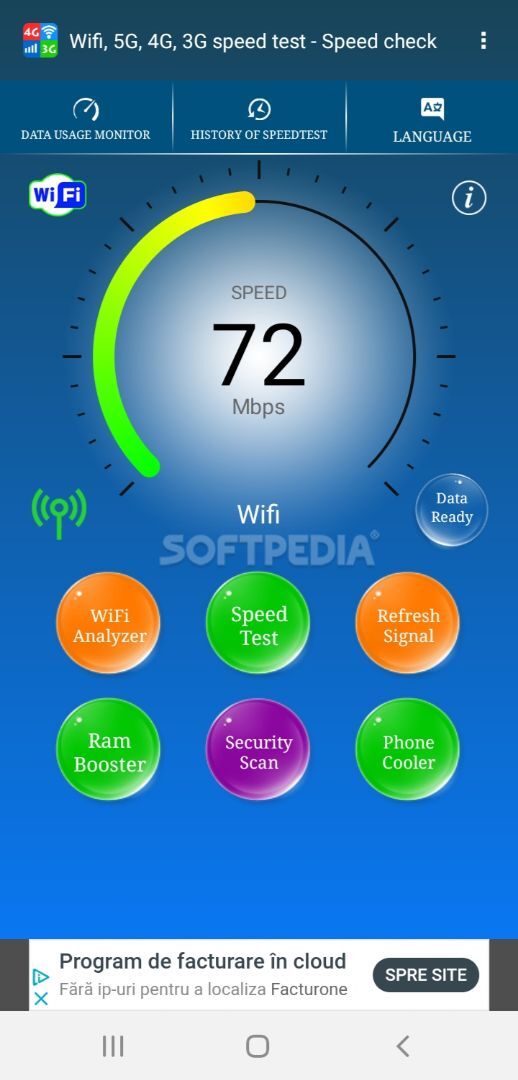 Wifi, 5G, 4G, 3G speed test - Speed check screenshot #0