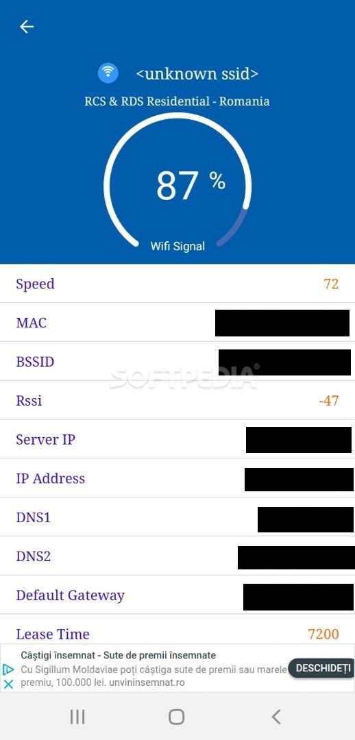 Wifi, 5G, 4G, 3G speed test - Speed check screenshot #4