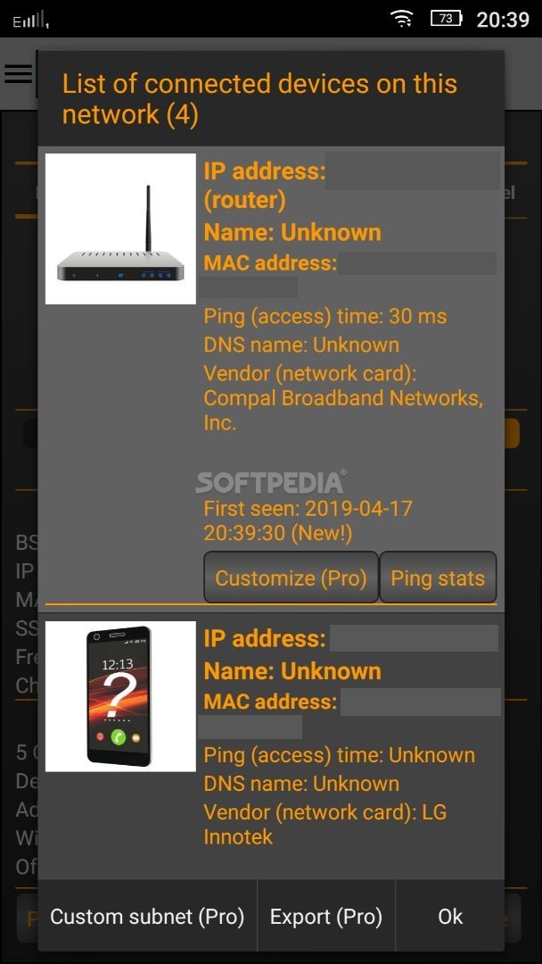 WiFi Analyzer by Zoltán Pallagi screenshot #1