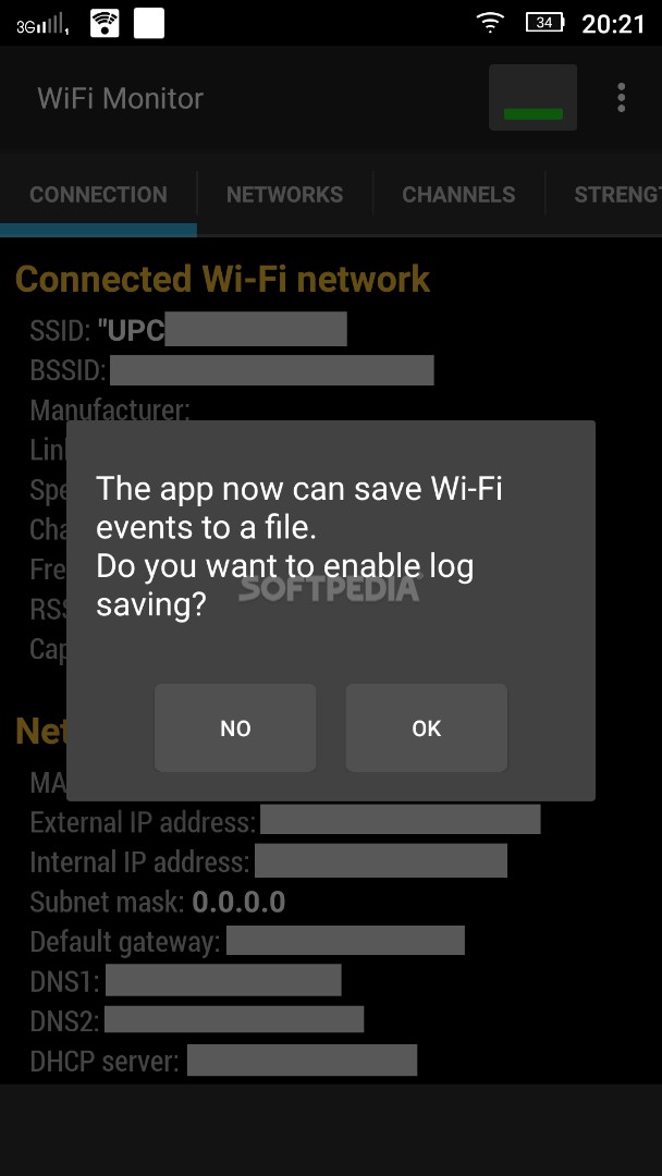 WiFi Monitor: analyzer of Wi-Fi networks screenshot #0
