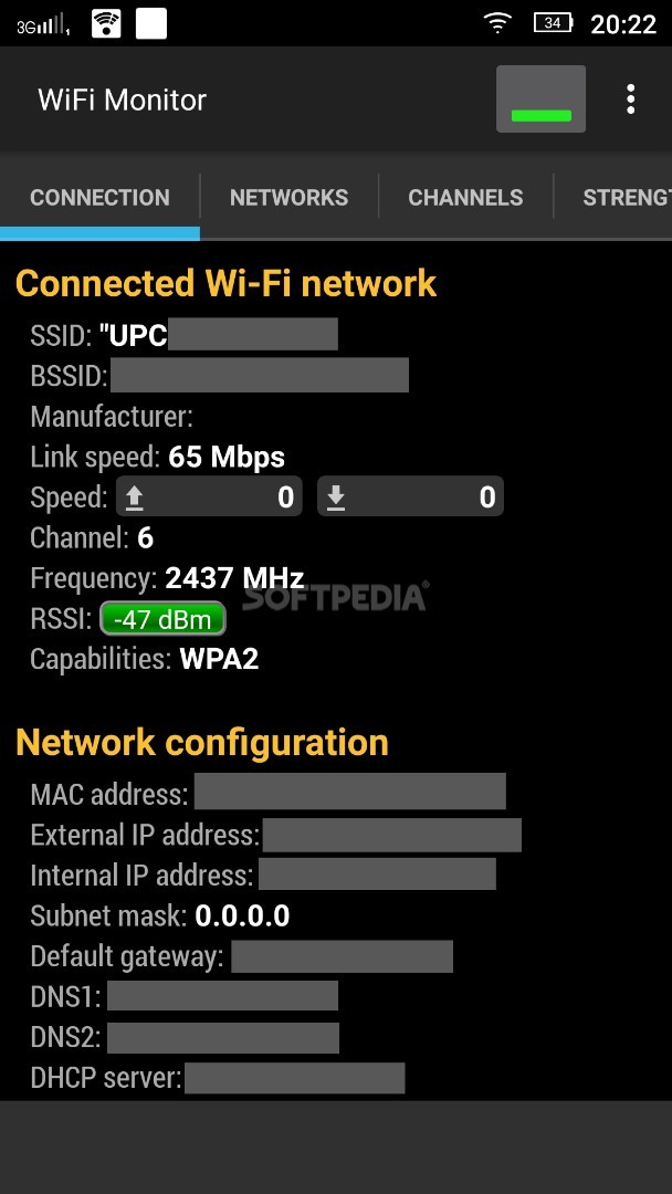 WiFi Monitor: analyzer of Wi-Fi networks screenshot #1