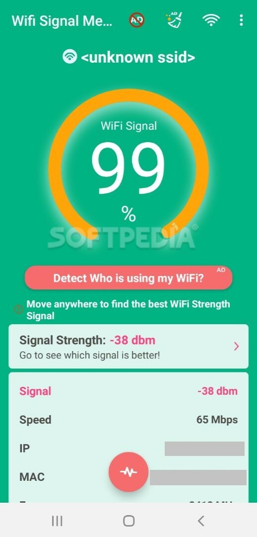 WiFi Signal Strength Meter - Network Monitor screenshot #0