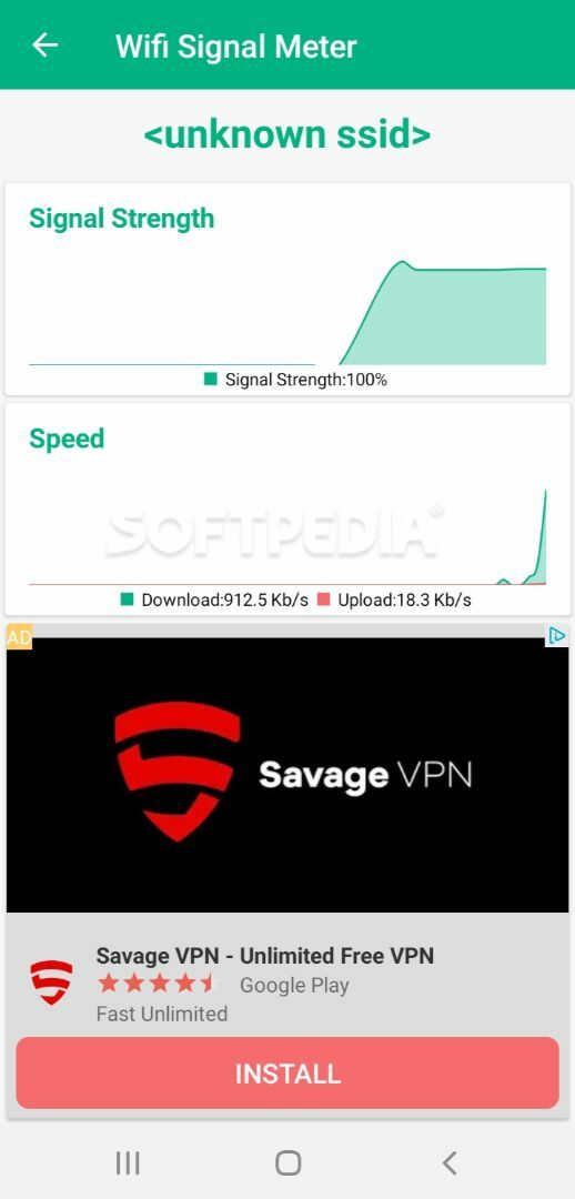 WiFi Signal Strength Meter - Network Monitor screenshot #1
