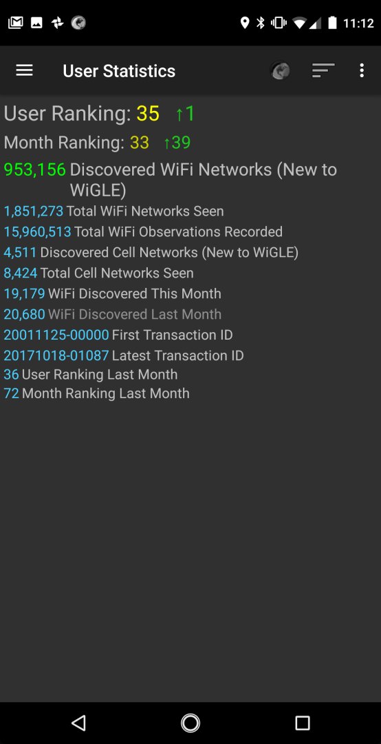 WiGLE WiFi Wardriving screenshot #0