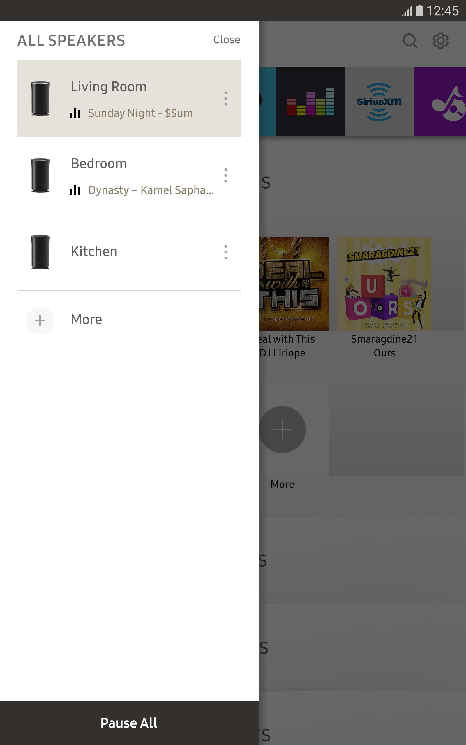 Wireless Audio-Multiroom (Tab) screenshot #3