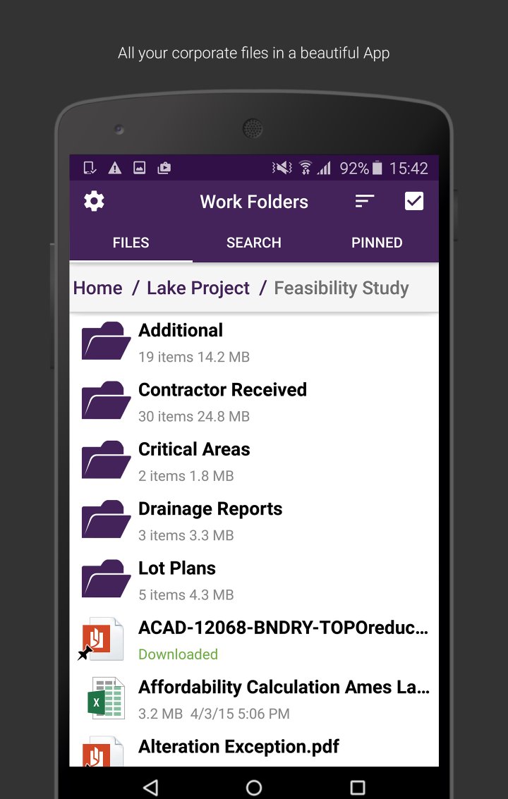 Work Folders screenshot #0