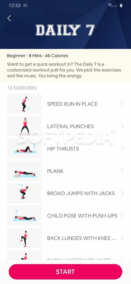 Workout for Women | Weight Loss Fitness App by 7M screenshot #1
