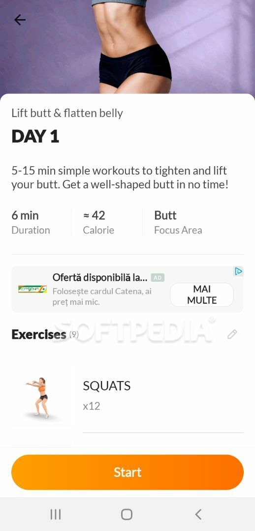 Home Workout for Women - Female Fitness screenshot #2