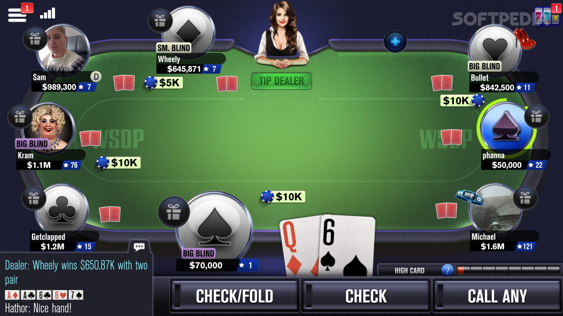 World Series of Poker screenshot #5