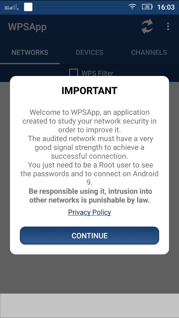 WPSApp screenshot #0