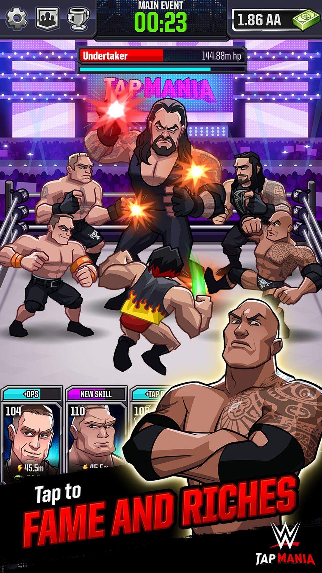 WWE Tap Mania screenshot #0