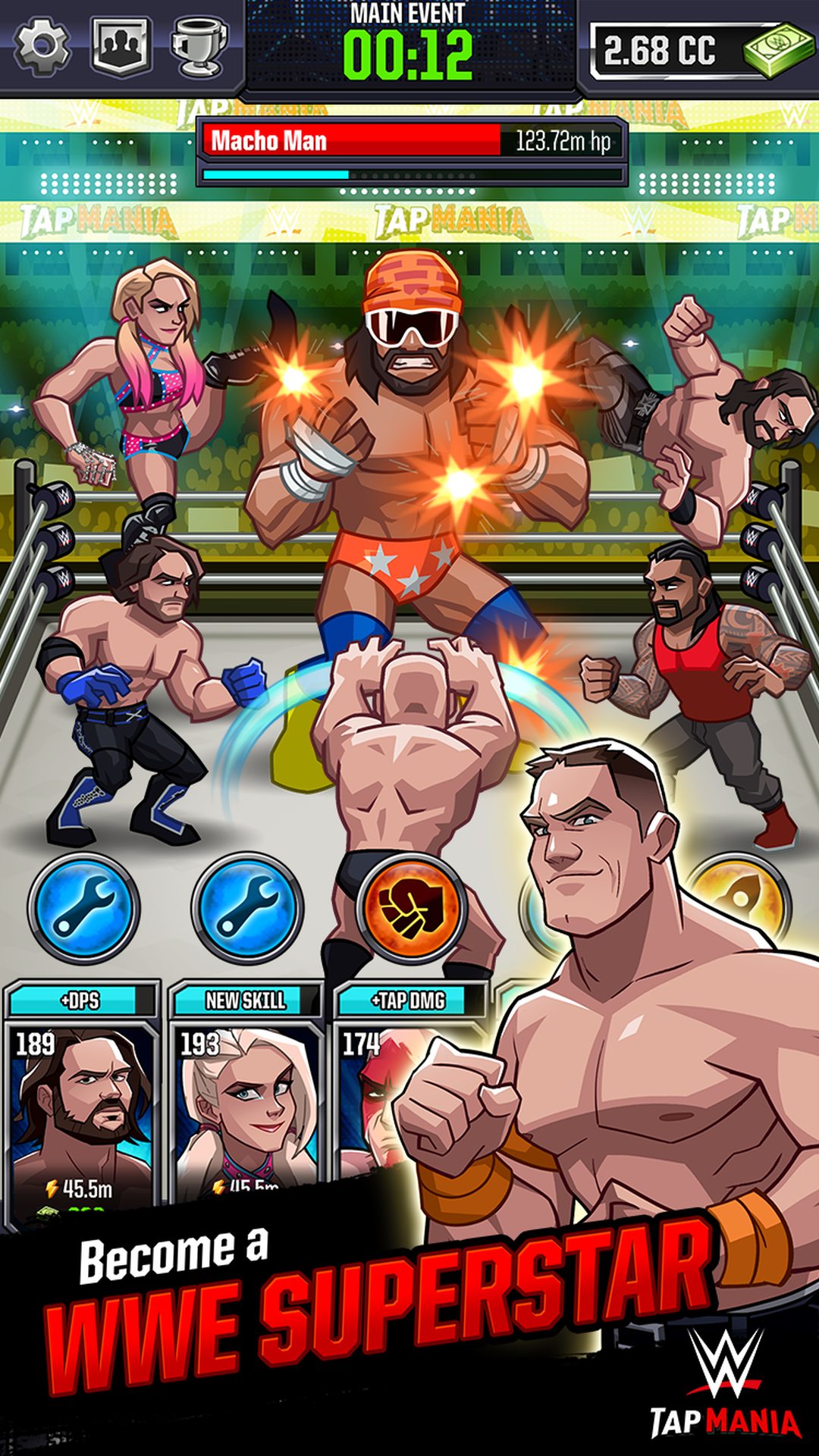 WWE Tap Mania screenshot #1