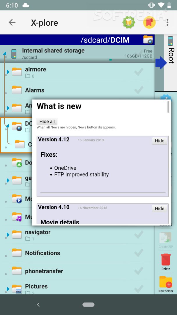 X-plore File Manager screenshot #3