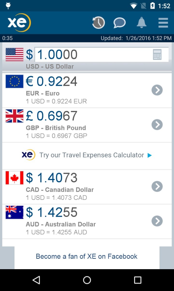 XE Currency screenshot #0