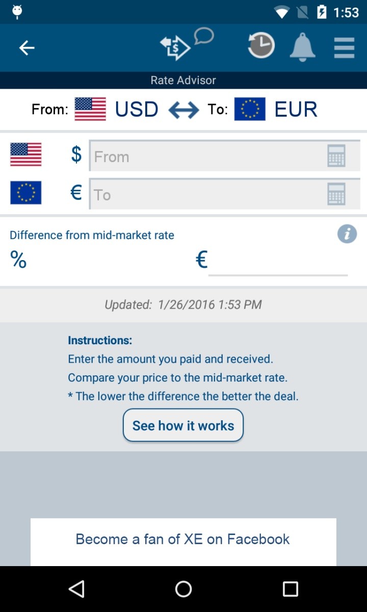 XE Currency screenshot #2
