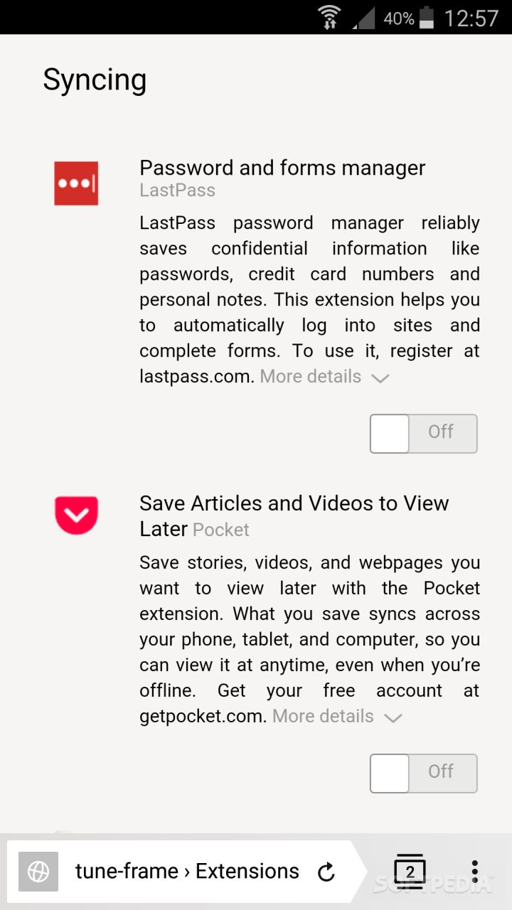 Yandex Browser with Protect screenshot #3