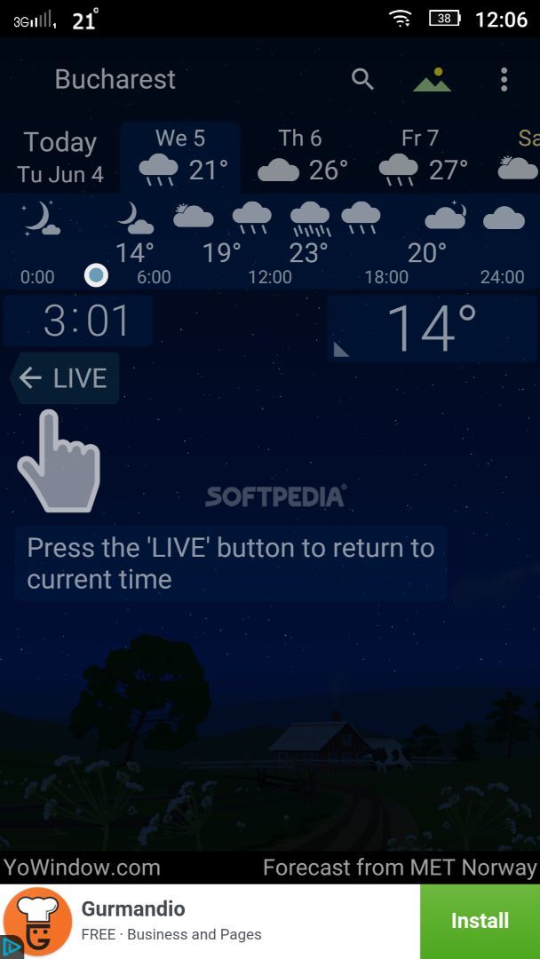 Awesome Weather YoWindow - Live Wallpaper, Widgets screenshot #1
