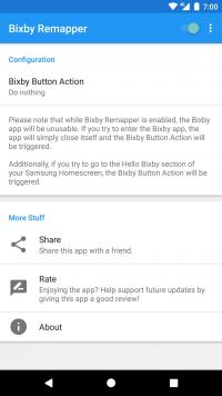 Bixby Button Remapper Screenshot
