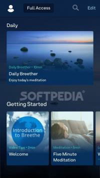 Breethe - Calm Meditation & Sleep Sounds Screenshot