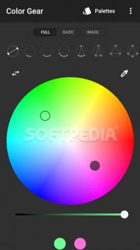 Color Gear Lite: create harmonious color palettes Screenshot