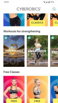 CYBEROBICS: Classes & Workouts Screenshot