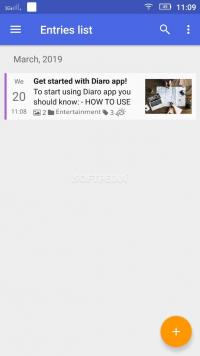 Diaro - Diary, Journal, Notes, Mood Tracker Screenshot