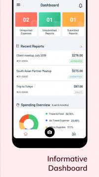 Expense Reporting and Approval - Zoho Screenshot