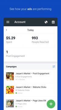 Facebook Ads Manager Screenshot