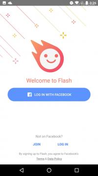 Facebook Flash Screenshot