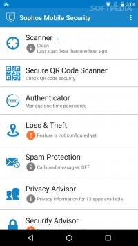 Sophos Mobile Security Screenshot