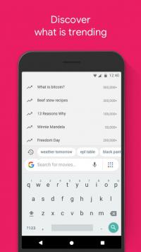 Google Go: A lighter, faster way to search Screenshot