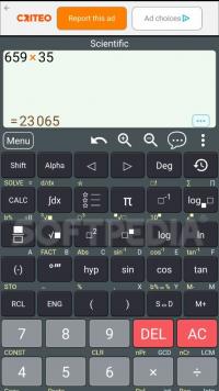 HiEdu Scientific Calculator Screenshot