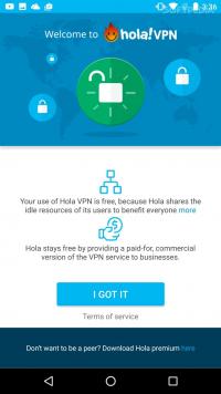 Hola Free VPN Proxy Unblocker Screenshot