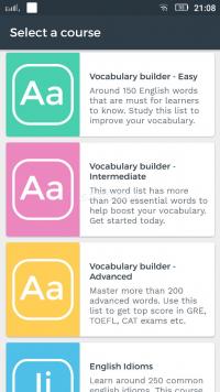 Improve English: Vocabulary, Grammar, Word Games Screenshot