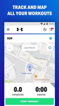 Map My Fitness Workout Trainer Screenshot