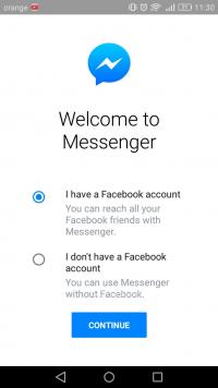 Facebook Messenger Screenshot