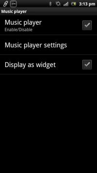 Music Player Smart Extension Screenshot