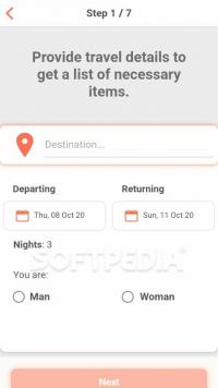 MyLuggage | Packing list for every trip Screenshot