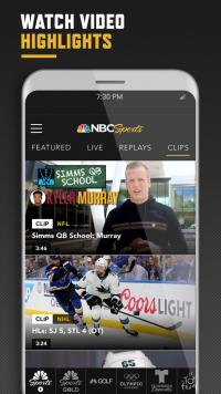 NBC Sports Screenshot