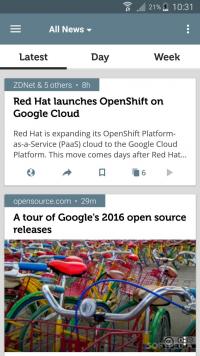 Open Source News Screenshot