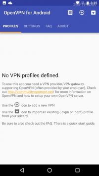 OpenVPN per Android Screenshot