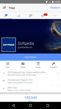Facebook Pages Manager Screenshot