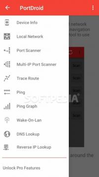 PortDroid - Network Analysis Kit & Port Scanner Screenshot
