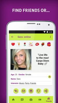 Qeep Chat, Flirt & Dating App Screenshot