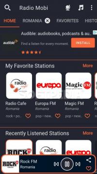 80000+ Free FM Stations - Radio Mobi - World Radio Screenshot