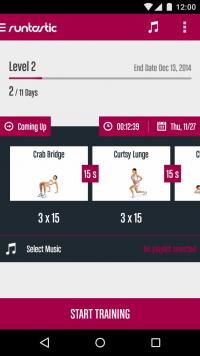 Runtastic Butt Trainer Workout Screenshot