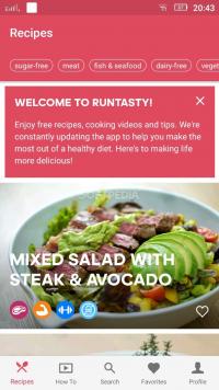 Runtasty - Easy Healthy Recipes & Cooking Videos Screenshot